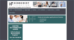 Desktop Screenshot of hennebert-formation.com